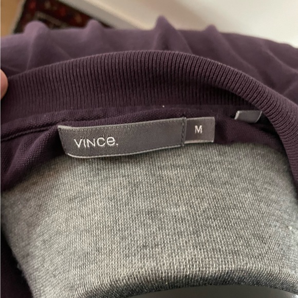 VINCE Long sleeve polo shirt size (M) - Picture 4 of 4